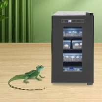 23L Digital Reptile Egg Incubator 10-40°C Scientific Hatcher Led Display Black