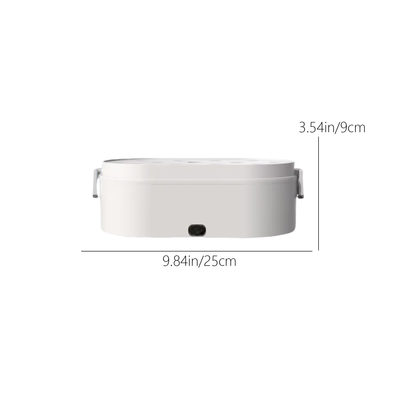 Electric Lunch Box Portable Heated Food Container 0.8L Cordless Rechargeable Leak Proof 25x9x5cm Fast Heating No Water Needed for Office Car School Hot Meals