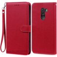 thumbnail image 1 of For Xiaomi Pocophone F1 Case Shockproof Wallet Flip Case For Poco F1 Cover Xiaomi Mi Poco Phone F1 Poko F1 PocoF1 Phone Cases Dark Red-Strap Pocophone F1-Poco F1, 1 of 6