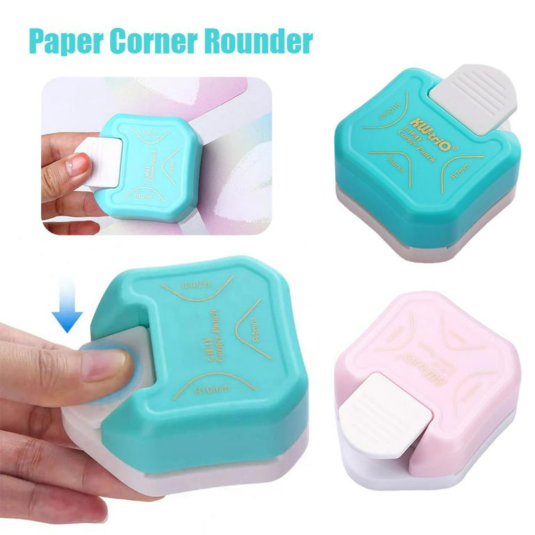 Walbest 3 in 1 Corner Rounder Punch, Round Corner Trimmer Cutter for Card  Photo Paper, Business Cards, Gift Card & DIY Filmy Card, 4/ 7/ 10mm Craft  Corner Punch Paper Cutter for