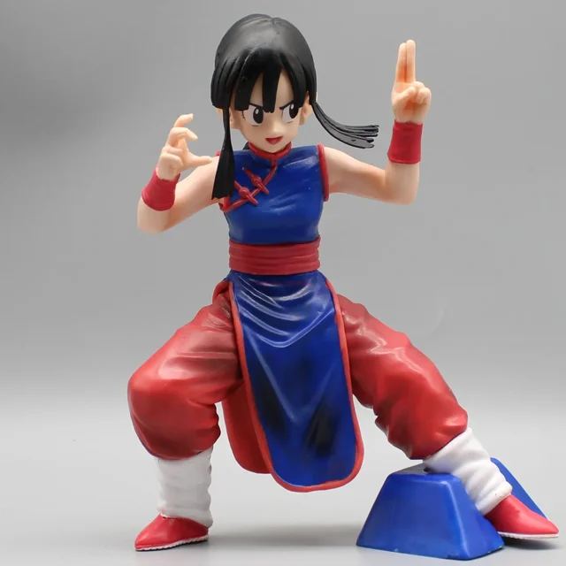 Figura de Chichi de Dragon Ball Z de 16 cm, figura de Chichi, estatua de PVC de la esposa de Goku, modelo de colección, juguetes para decorar regalos
