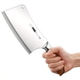 thumbnail image 3 of Meat Cleaver Bone Chopper for Chef, Meat Cutting - 7 inch Heavy Duty Butcher Knife, 3 of 6