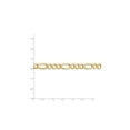 thumbnail image 3 of Gem & Harmony Figaro Chain Necklace in 14K Yellow Gold 20 inches (7.30 mm) for Men, 3 of 7