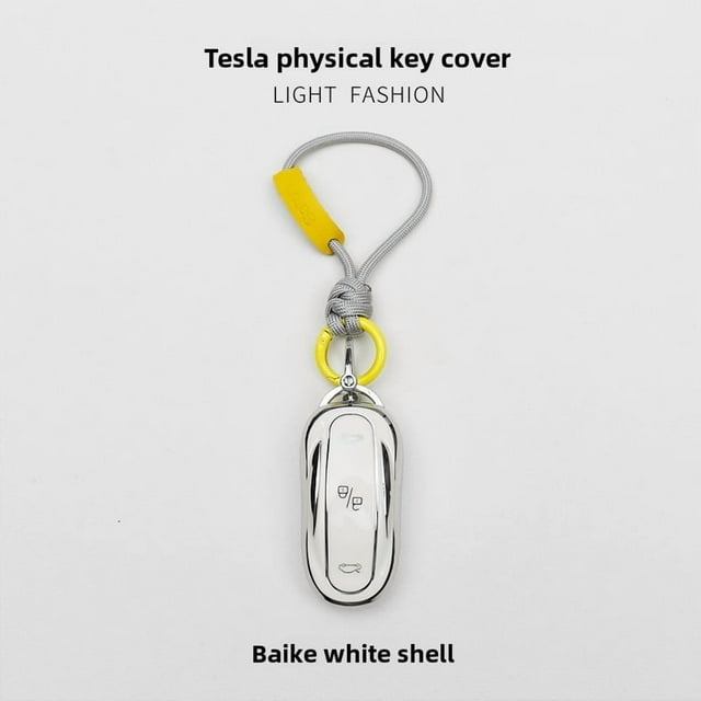 Étui Protecteur de Clé de Voiture pour Tesla Modèle Y 3 S Télécommande Porte-Clés Premium