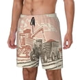 thumbnail image 1 of Lukts Combine harvester working with tractor Print Mens Swim Trunks Swim Shorts Quick Dry Bathing Suits for Men Beach Shorts Mesh Lining Swimming Trunks ,Bathing Suit-Large, 1 of 6