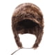 thumbnail image 5 of Sombrero de de invierno con orejeras PU Cálido a prueba Gorros resistentes al frío Sombreros café botón Zulema Sombrero de soldado de invierno, 5 of 6