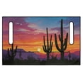 thumbnail image 2 of XYZCANDO Desert Cactus Sunset 2-Seater Golf Cart Seat Cover with 4 Pockets - Non-slip Washable Universal Accessory for Golf Lovers, 2 of 8