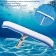 thumbnail image 3 of 18 inch Swimming Pool Wall Brush Cleaning Efficiency Tools Aluminum Handle for Pond Spa Hot Spring Pools, 3 of 7