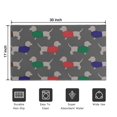 thumbnail image 5 of Dachshund Footprint Door Rugs,Washable Non Slip Door Mats Indoor,Decorative Door Mats,Entry Mat Indoor for Entrance,Bedroom,Kitchen,Bathroom,17"x30", 5 of 6