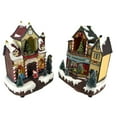 thumbnail image 3 of Holiday Battery Operated Lighted Musical Village Building 2 Piece Set, 3 of 9