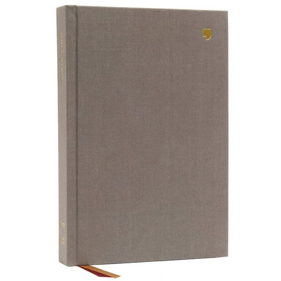 Net Bible, Thinline Large Print, Cloth Over Board, Gray, Comfort Print: Holy Bible (Hardcover)(Large Print)