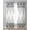 White, variant on Black White Boho Sheer Curtains 63 Inch Length 2 Panels Set for Living Room/Bedroom, Vintage Ethnic Tribe Abstract Art Retro Kitchen Curtains Grommet Semi-Sheer Curtains Window Treatments 42"x63"x2