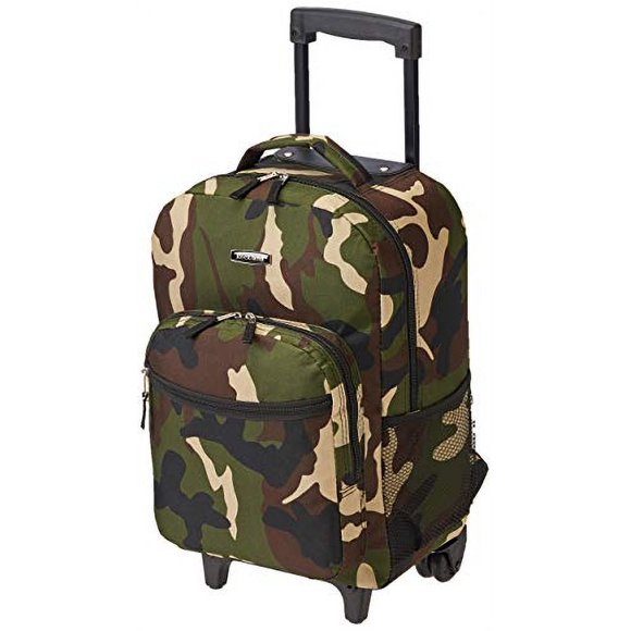 Mochila con ruedas Rockland Camuflaje 17 pulgadas