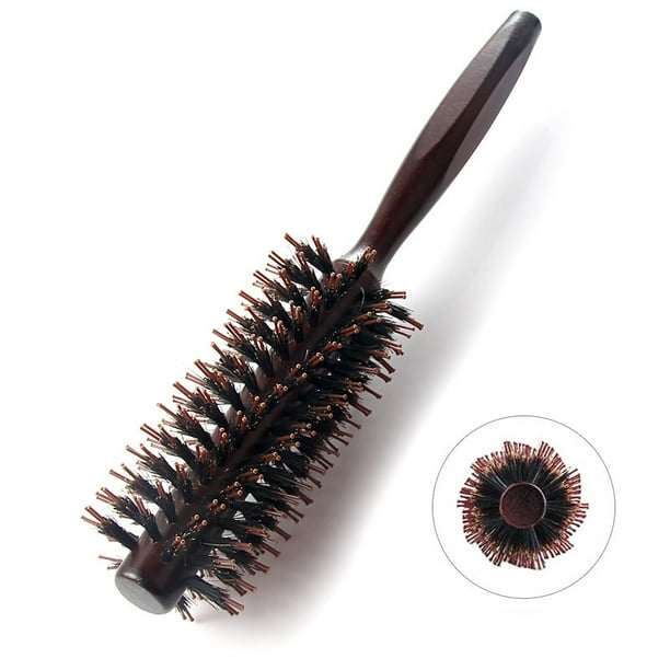 Bristle Round Hair Brush Quiff Roller Makes Your Hair Smooth & Shiny Suitable For People With Tangled Hair Small Oblique Bristle Round Hair Brush Quiff Roller Makes Your Hair Smooth & Shiny Suitable For People With Tangled Hair Small Oblique