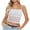 A002 White, variant on bnaln Womens Summer Tank Tops Going Out Crop Tops Lace Mesh Strapless Tube Shirts Summer Y2k Camisole Teen Girls Basic Cute Tees Streetwear Holiday Beach Tank Shirt Vacation Clothes