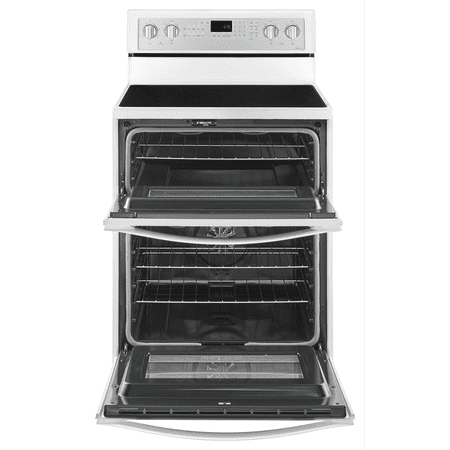 Whirlpool - 6.7 Cu. Ft. Self-Cleaning Freestanding Double Oven Electric Convection Range - White