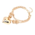 thumbnail image 3 of Pulsera Exquisita Pulsera Cadena Ajustable Joyería Personalidad Creatividad Moda Multicapa en Forma de Corazón Pulsera Pulseras para Mujer para Bodas ANGGREK  Otros, 3 of 8