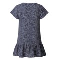 thumbnail image 4 of Jophufed Fashion Women Graduation Dress Sexy Short Sleeve Skirt V-neck Ruffle Printing Button Mini Summer Dresses for Women 2025, 4 of 9