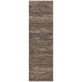 thumbnail image 2 of Addison Rugs Dream Shag Premium Machine Washable Transitional Horizontal Bars Brown Runner Rug, 2'3" x 7'6", 2 of 8
