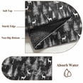 thumbnail image 6 of Round Rugs 3Ft, Black Grey Christmas Round Area Rug Washable Indoor Throw Carpet, Xmas Tree Elk Christmas Small Non Slip Circle Rug for Bedroom Living Room Home Decor Aesthetic, 6 of 8