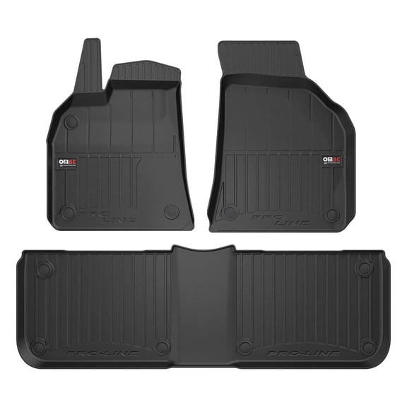 OMAC Premium Floor Mats for Lucid Air 2022-2023 Heavy Duty All-Weather 3pcs