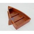 thumbnail image 2 of Boat Shaped Style Wooden Key Hanger With Oars (12" x 8" x 2"), 2 of 6