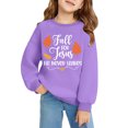 thumbnail image 4 of HUITKMM Girls Winter Warm Pullover Sweatshirt for Toddler Kids Outdoor Activities Casual Printed Top, 4 of 4