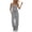 Dark Gray, variant on Qiopertar Women's Sleeveless V-Neck Jumpsuit with Pockets Casual Comfy Solid Color Romper Adjustable Straits Long Pants One Piece, Dark Gray M