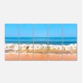 thumbnail image 2 of Belle Mer Bleue et Vagues Rugissantes - Impression sur Toile Photo de Plage, 2 of 3