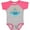 Baseball Heather and Hot Pink, variant on Inktastic Pensacola Florida Boys or Girls Baby Bodysuit
