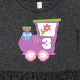 thumbnail image 4 of Inktastic 3rd Birthday Train 3 Year Old Girl Girls Toddler Dress, 4 of 5