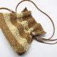 thumbnail image 2 of Bolso bandolera para mujer, bolsos tejidos a rayas portátiles, bolso de mano de verano (beige), 2 of 6