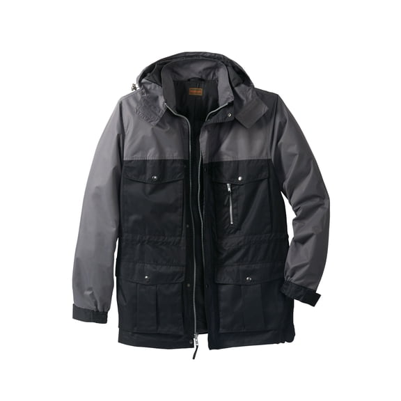 Boulder Creek By Kingsize Men's Big & Tall  Lightweight Expedition Parka Coat