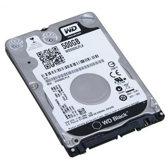 RESTORED WD Black WD5000LPLX - Hard drive - 500 GB - internal - 2.5" - SATA 6Gb/s - 7200 rpm - buffer: 64 MB
