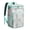 Greenish-blue-26, variant on Vintage Floral Print Cooler Backpack, Leakproof Waterproof Insulated Lunch Bag, Botanical Garden Blossom Pattern for Picnic, Hiking, Beach