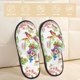 thumbnail image 2 of Balery Birds And Flowers Pantuflas de Casa de Felpa Silenciosas con Diseño Estampado, Zapatillas Cómodas Antideslizantes de Algodón para Interior-Large, 2 of 8