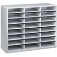 thumbnail image 4 of Fellowes® Literature Organizer, 24 Compartments, 23 7/16"H x 29 7/16"W x 11 7/8"D, Dove Gray, 4 of 7