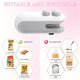 thumbnail image 2 of Mini Sellador de Bolsas 2 Piezas Recargable USB-C con Cortador y Imán, 2 of 8
