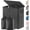 Black, variant on Double Laundry Hamper with Lid and Removable Laundry Bags, Large Collapsible 2 Dividers Dirty Clothes Basket with Handles for Bedroom Laundry Room Closet Bathroom College, 136L Black
