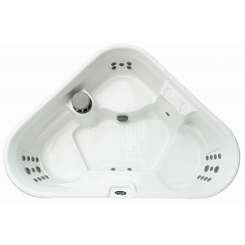 Aston 3-Person 30-Jet Dual Insulated Hot Tub Spa with Lounger in White by Overstock
