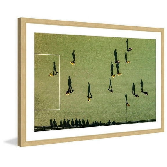 Marmont Hill "Soccer" by Karolis Janulis Framed Painting Art Print