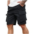 thumbnail image 2 of Fnnxeal Mens Cargo Shorts Relaxed Fit-Outdoor Classic Summer Stretch Solid Casual Shorts&nbsp;with&nbsp;Multi&nbsp;Pockets Black, 2 of 8