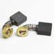 thumbnail image 1 of 5 Pairs Carbon Brushes 7x17x17mm for Hitachi Electric Motors Power Tools Spare P999044 GS23V P12R 999044 FC8 52, 1 of 5