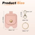 Uxcell Leather Key Sleeve (Pink) - Car Key Cover, PU Car Key Protector ...