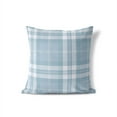 thumbnail image 2 of Vinny Tartan Blue Throw Pillow, 2 of 4