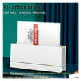 thumbnail image 3 of A4 Glue Binding Machine Book Binding Contract Office Home Data Text Collation Smart Sensor Hot Melt Binding Machine ,Pinpoint Punching, 3 of 8