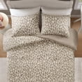 thumbnail image 6 of Mainstays Leopard Print 3-Piece Neutral Comforter Set, Full/Queen, 6 of 10