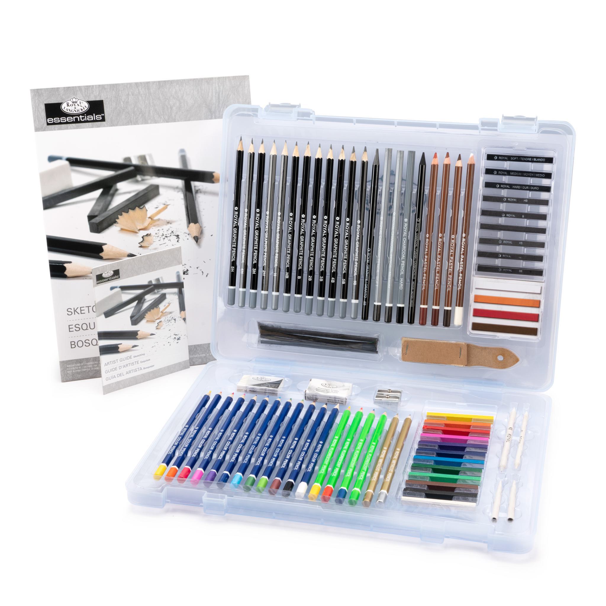 Essentials Clear View Art Set-Sketching & Drawing
