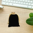 thumbnail image 1 of unbranded 20Ud Bolsas Pequeñas De Negro Con Cordón Para Dulces Y Joyería, 1 of 5