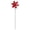 Red, variant on Double Layer Ladybug Flower Wind Spinner Stake, Black Red Polka Dot Garden Windmill Decor, Rotating Floral Wind Spinner Yard Ornament, Lightweight Windmill Spike for Patio Backyard Landscape